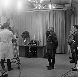 The Finnish Broadcasting Company started regular television transmissions 1.1.1958. (21695684595)