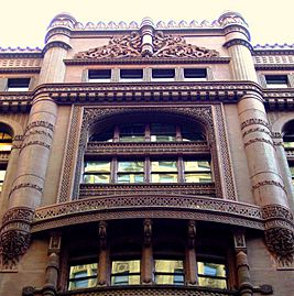 The Rookery 209 South Lasalle Street top detail