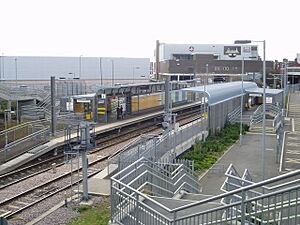 The Stadium of Light Metro Station, Monkwearmouth, Sunderland, 17th April 2006 - geograph.org.uk - 153442