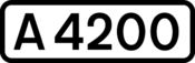 A4200 road shield