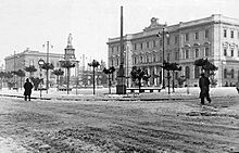 Unusual snowy Cagliari, 1910