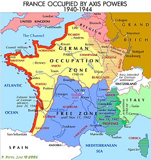 Vichy France Map