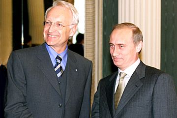 Vladimir Putin with Edmund Stoiber-1