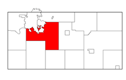Location of Washington in Eau Claire County