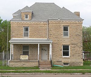 Washington County, Kansas old jail from E 1