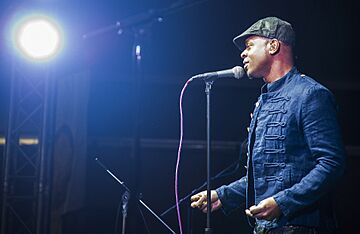 140218-F-VU439-229 Stokley Williams, Mint Condition lead singer, Transit Center at Manas, Kyrgyzstan, 2014.jpg