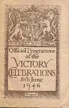 1946 Victory Parade Programme