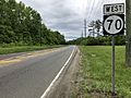 2018-05-22 10 48 29 View west along New Jersey State Route 70 at Chairville Road and Skeet Road in Medford Township, Burlington County, New Jersey