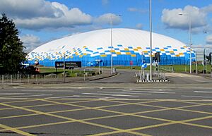 Air dome, Cardiff International Sports Campus - geograph.org.uk - 5541216
