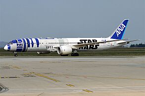 All Nippon Airways (Star Wars R2-D2 Livery), JA873A, Boeing 787-9 Dreamliner (40665125243)