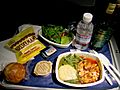 American Airlines.Airline meal.2005