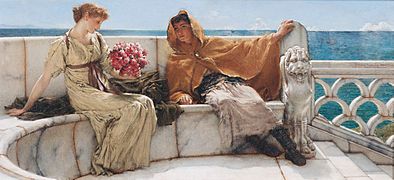 Amo te, ama me, by Lawrence Alma-Tadema