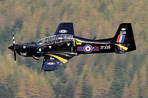 An RAF Tucano at Yarrowford - geograph.org.uk - 3728060