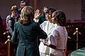 Angela Alsobrooks is sworn into the Senate by Vice President Kamala Harris
