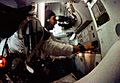 Apollo 8 Lovell at Guidance and Navigation station