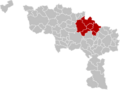 Arrondissement Soignies Belgium Map