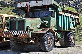 Aveling Barford dump truck