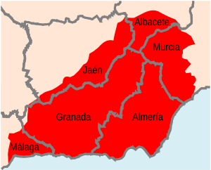 Bastetania en las provincias actuales del SE español
