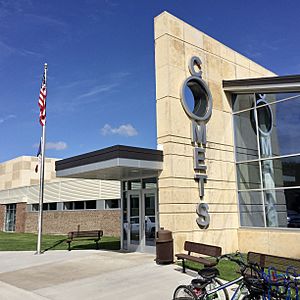 Bellevue Schools entrance (Iowa)