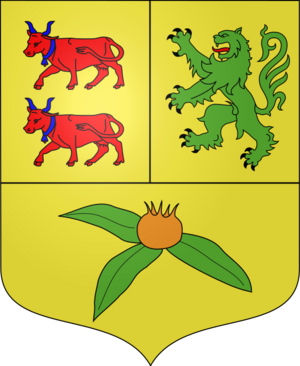Blason ville fr Mesplède (Pyrénées-Atlantiques)