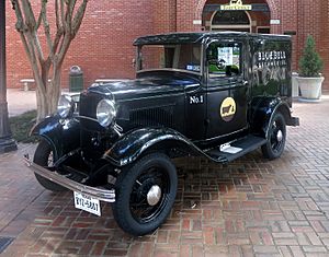 Blue Bell Creameries Early Delivery Truck