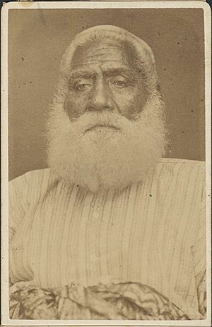 Cakobau, died February 1883, photograph by Francis H. Dufty