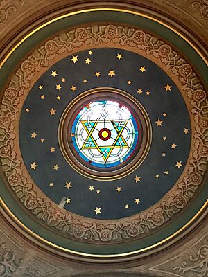 Ceiling Dome Detail Eldridge Street Synagogue