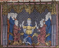 Charles Martel divise le royaume entre Pépin et Carloman