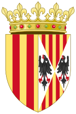 Coat of Arms of Eleanor of Sicily, Queen of Aragon