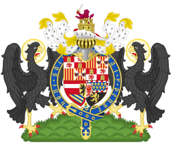 Coat of Arms of Philip II of Spain (Order of the Garter).svg