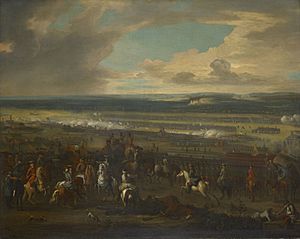 Copy after Jan van Huchtenburgh (Haarlem 1647-Amsterdam 1733) - The Battle of Chiari, 1701 - RCIN 404897 - Royal Collection.jpg