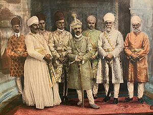 Coronation portrait of the VIIth Nizam