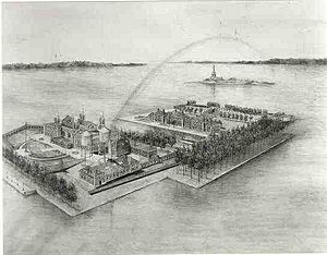 Ellis Island Park Proposal, New York Harbor 1981