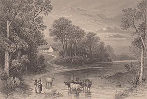 Ellisland Farm, Dumfries, Scotland in 1800