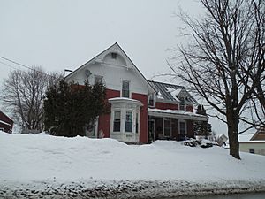 A house in Fairfax during winter