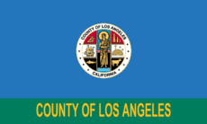 Flag of Los Angeles County, California (1967-2004)
