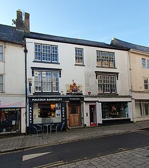 Former Guildhall and No 22 Fore Street, Bodmin, Cornwall - January 2023