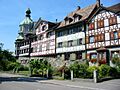 Gebäude Untertorgasse (Ansicht Promenadestrasse) im Kanton Thurgau, Schweiz - 2005