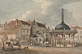 George Frost - Corn Hill and Moot Hall, Ipswich - B1986.29.400 - Yale Center for British Art