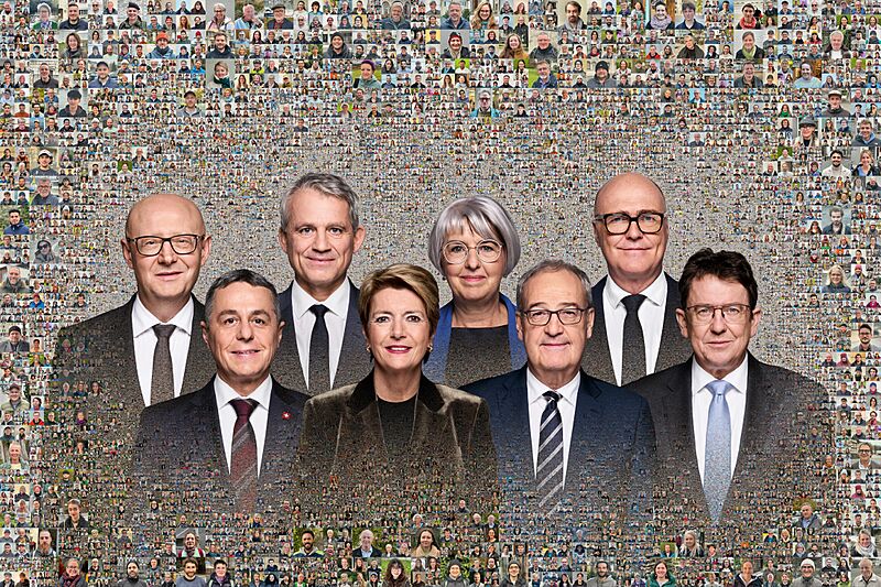 Gruppenbild Bundesrat 2025 II