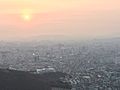 Gwangju at sunset