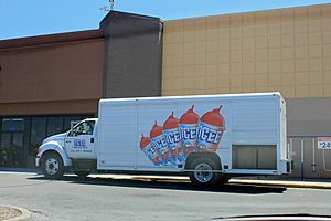 ICEE delivery truck Ypsilanti Township Michigan
