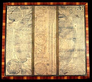 Impossible Black Tulip- World map, panels 1&6 Bologna