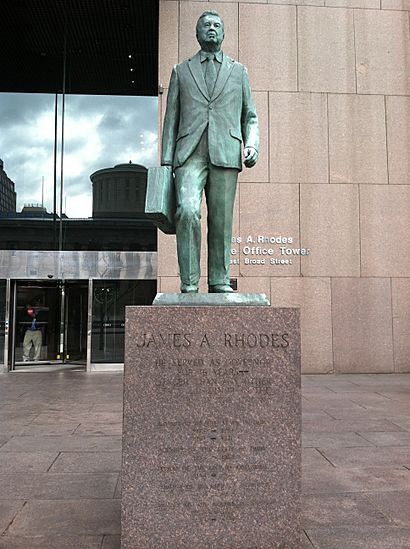 James A. Rhodes statue.JPG