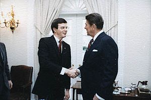 Joe Barton and Ronald Reagan