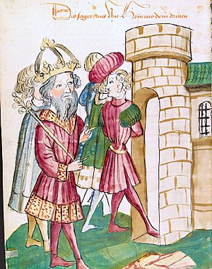 Kaiser Heinrich II. läßt Fürst Pandulf IV. von Capua gefangensetzen