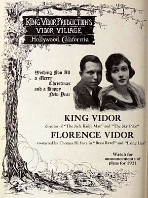 King Vidor & Florence Vidor - Dec 1920 EH