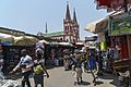 Lomé Grand Marché with the Cathédrale du Sacré Coeur (33592985581)