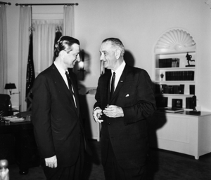 Lyndon Johnson and Ralph Hall