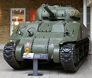 M4 Sherman tank at the Imperial War Museum